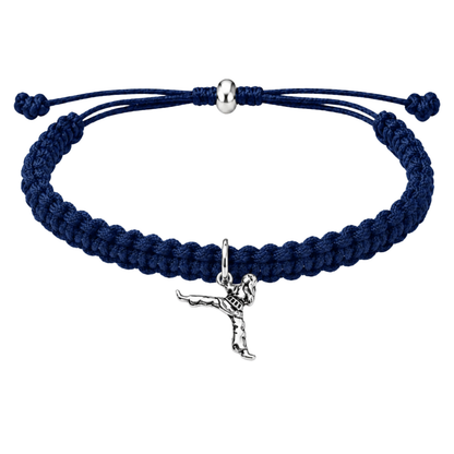 Karate Girl Adjustable Rope Bracelet