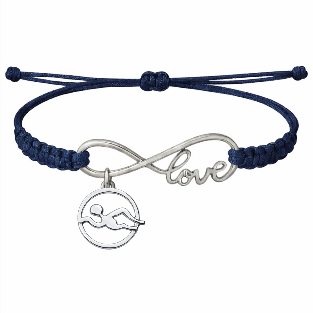 Swimming Adjustable Rope Bracelet - Pick Charm