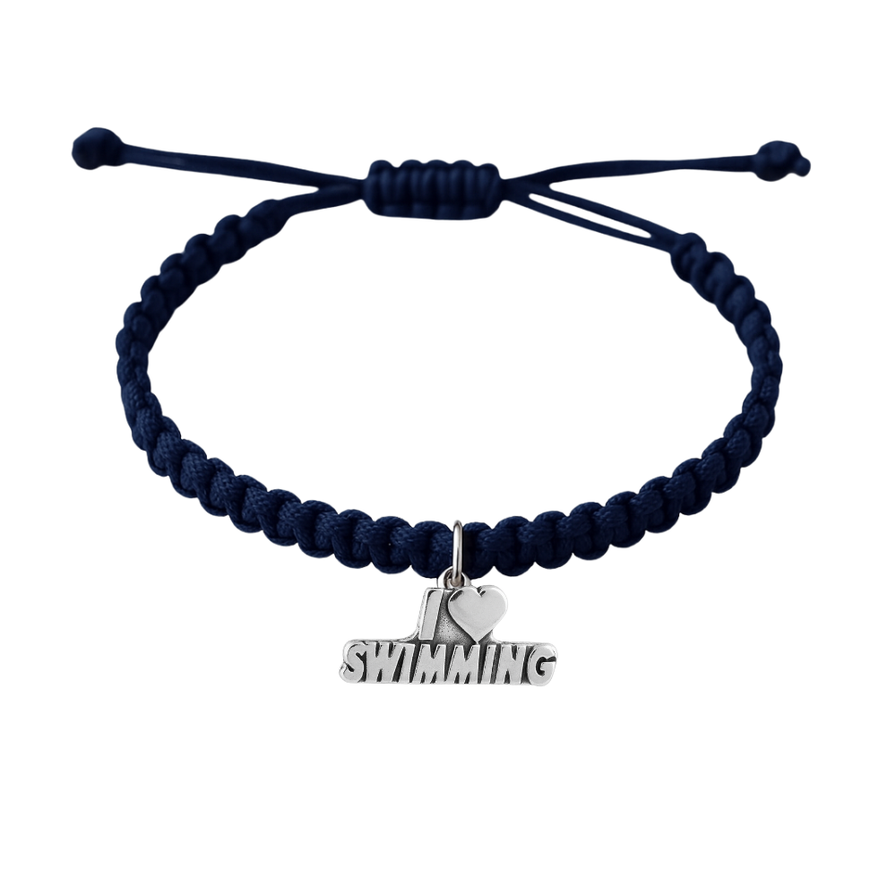 Swimming Adjustable Rope Bracelet - Pick Color & Charm