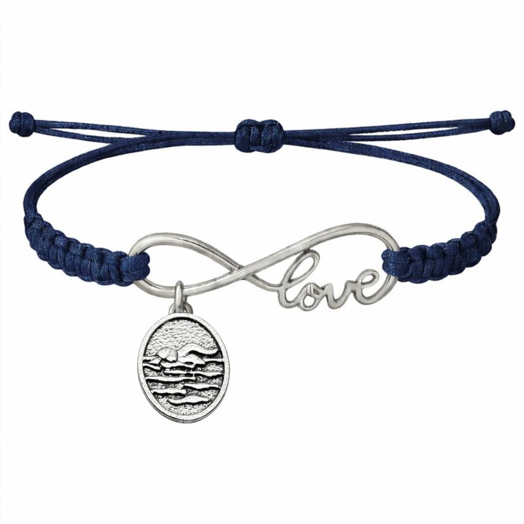 Swimming Adjustable Rope Bracelet - Pick Charm