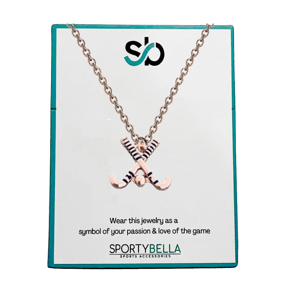 Field Hockey Sticks Necklace