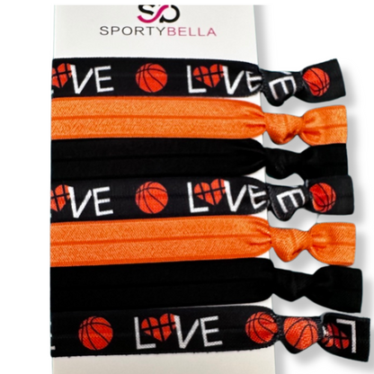 Basketball Hair Ties