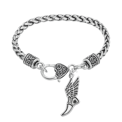 Track and Field Shoe Charm Bracelet