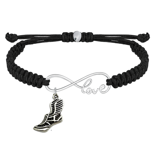 Runner Love Infinity Rope Bracelet - Pick Color & Charm