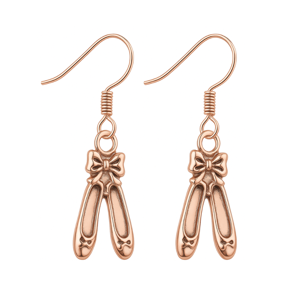 Ballet Shoe Dangle Earrings - Pick Color