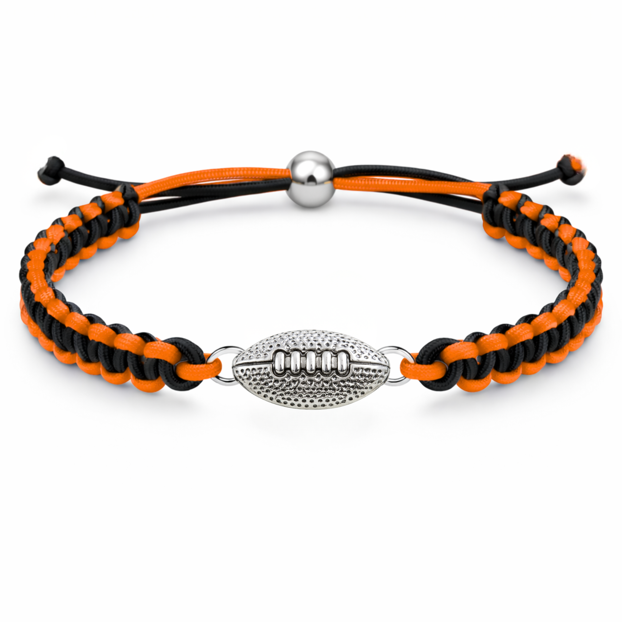 Multi Colored Football Rope Bracelet - Pick Color