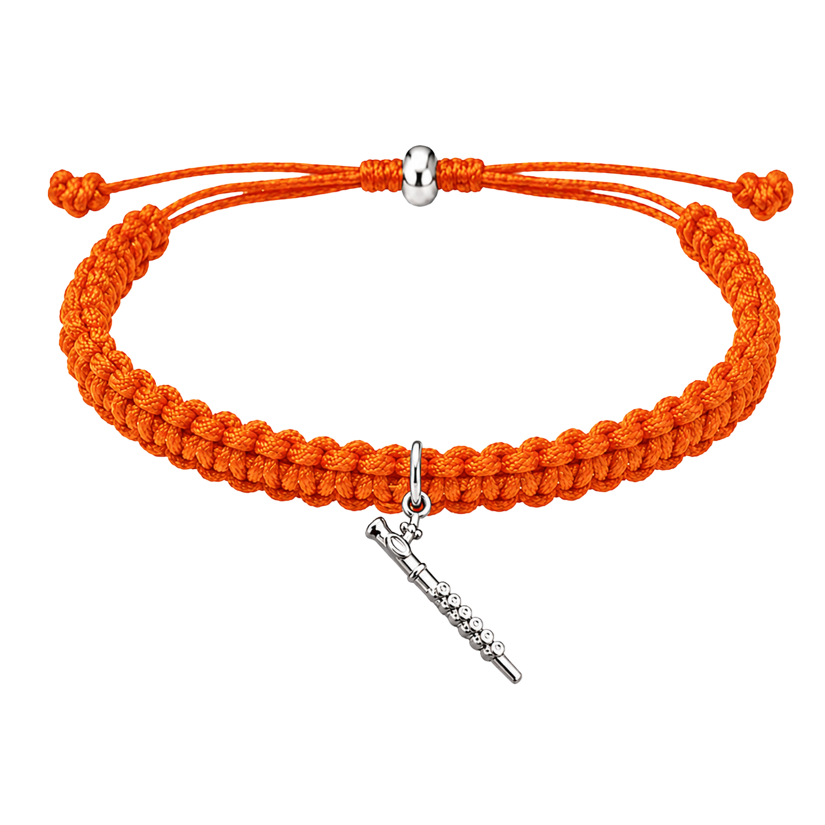 Flute Adjustable Charm Bracelet