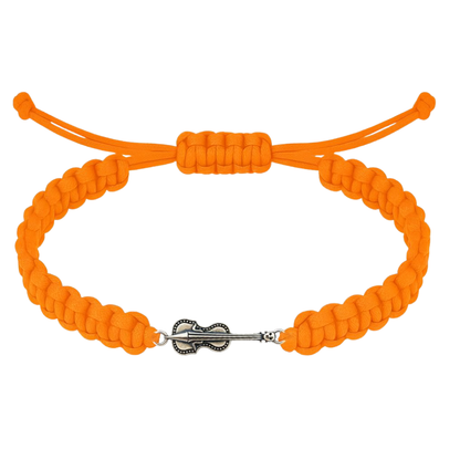 Violin Adjustable Rope Bracelet - Pick Color