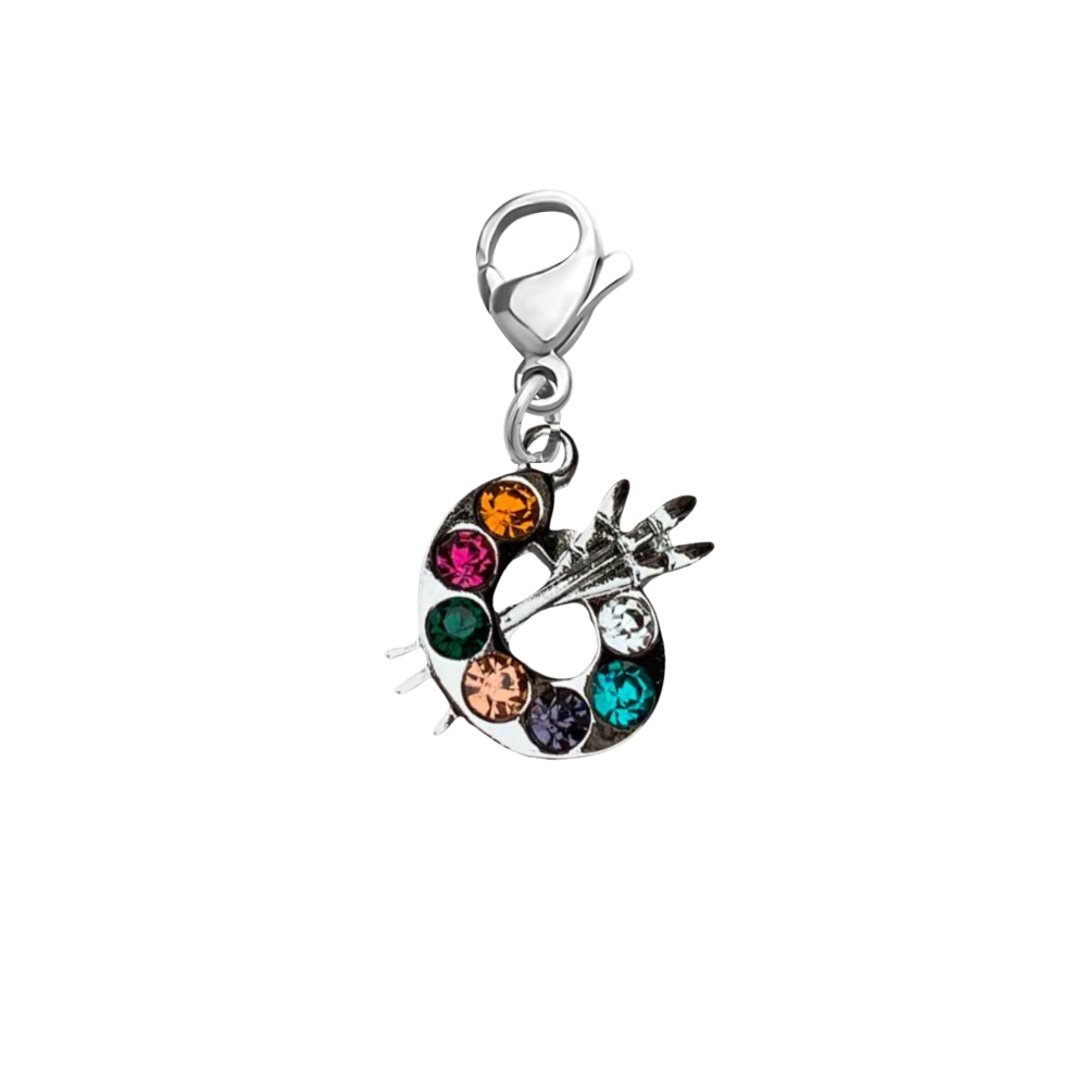 Artist Paint Clip On Zipper Pull