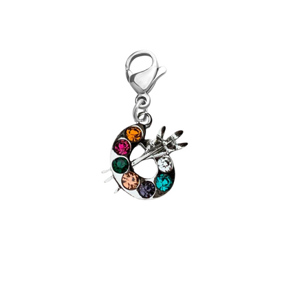 Artist Paint Clip On Zipper Pull