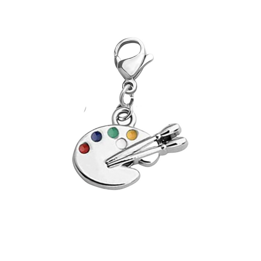 Artist Paint Clip On Zipper Pull