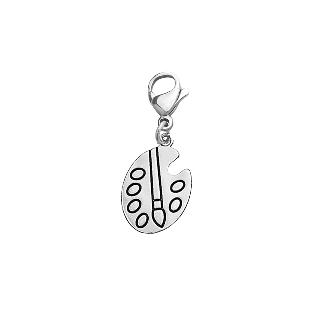 Artist Paint Clip On Zipper Pull