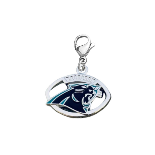 Carolina Panthers Clip On Zipper Pull