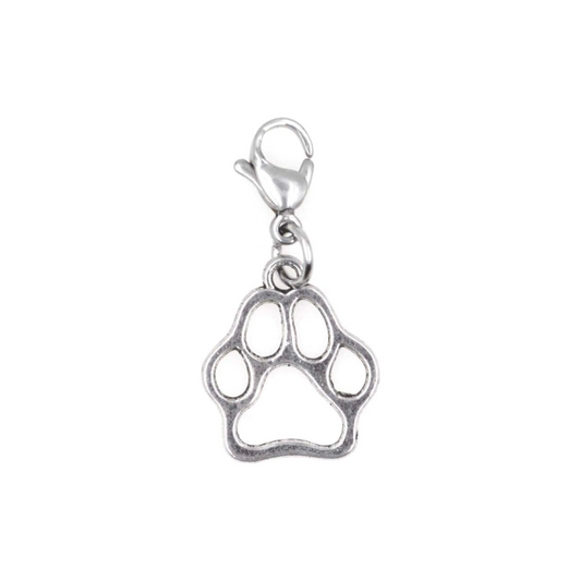 Paw Print Pet Clip On Zipper Pull