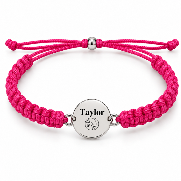 Personalized Cymbal Rope Bracelet - Pick Color