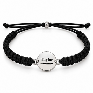 Personalized Flute Rope Bracelet - Pick Color