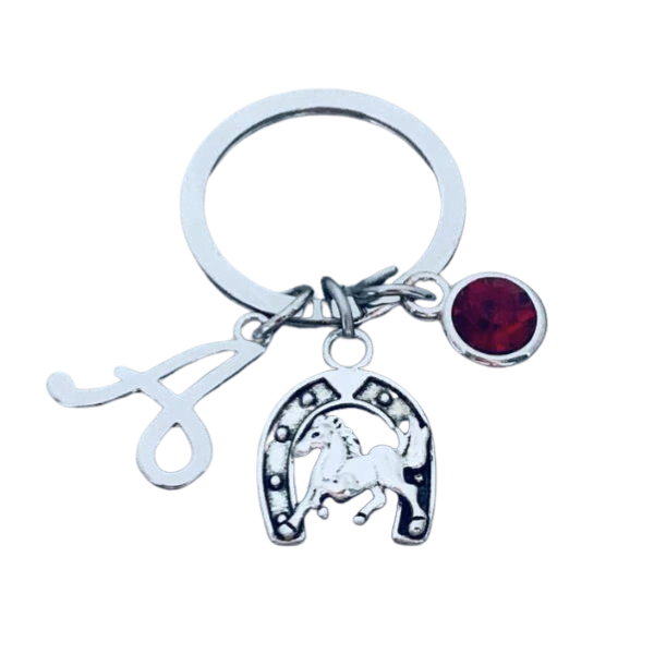 Personalized Horse Keychain 