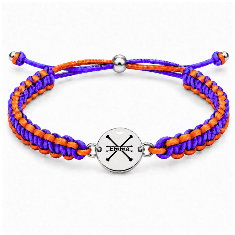 Personalized Multi Color Baton Twirling Bracelet