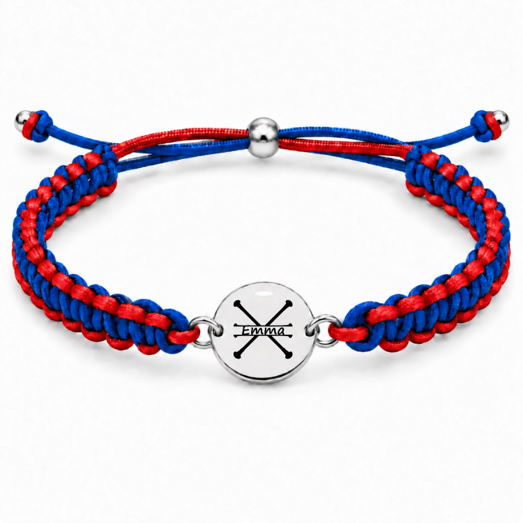 Personalized Multi Color Baton Twirling Bracelet