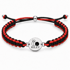 Personalized Multi Color Bowling Bracelet