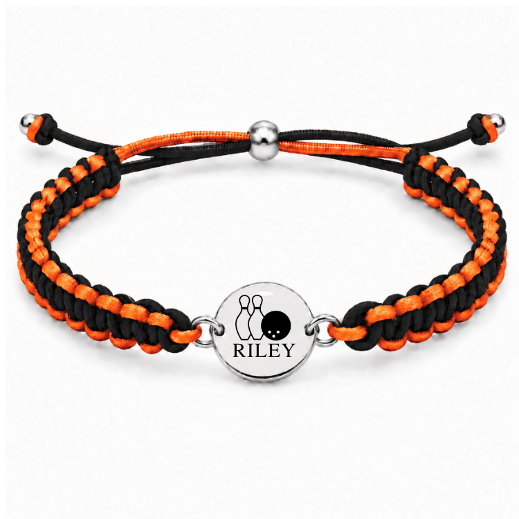 Personalized Multi Color Bowling Bracelet