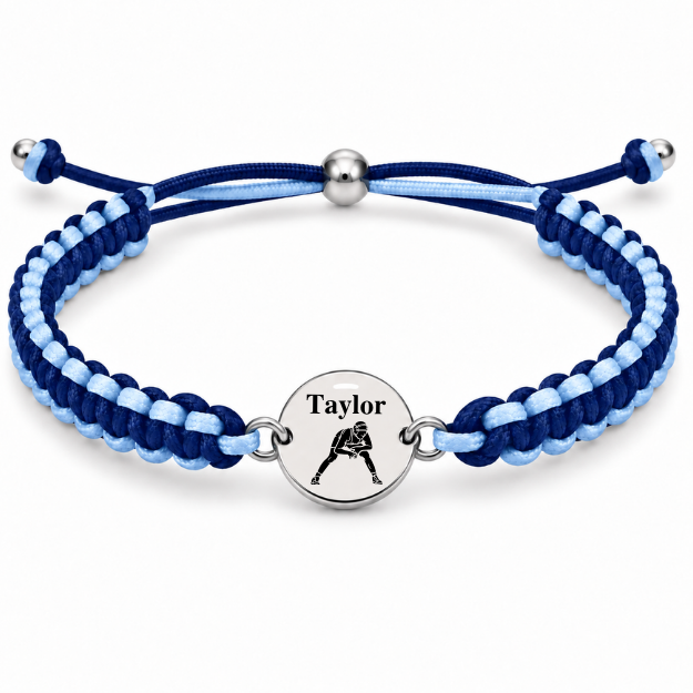 Personalized Multi Color Boy Wrestling Bracelet