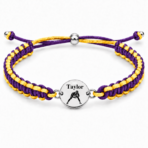 Personalized Multi Color Boy Wrestling Bracelet