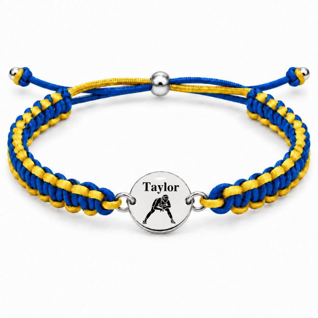 Personalized Multi Color Boy Wrestling Bracelet