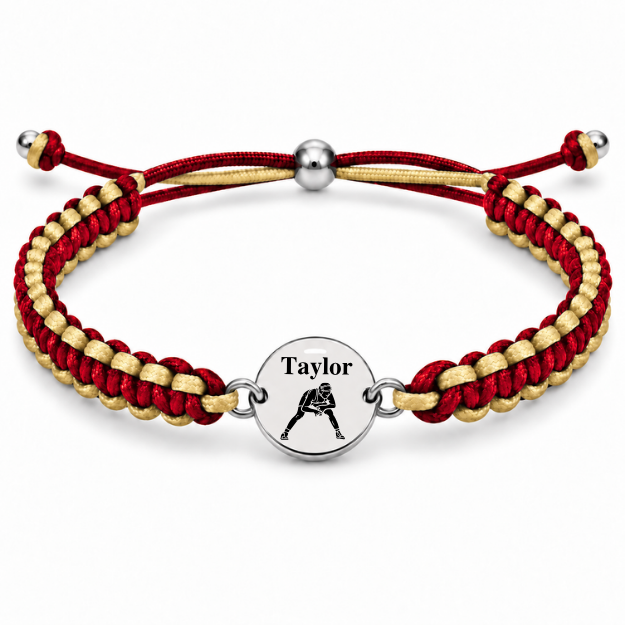 Personalized Multi Color Boy Wrestling Bracelet