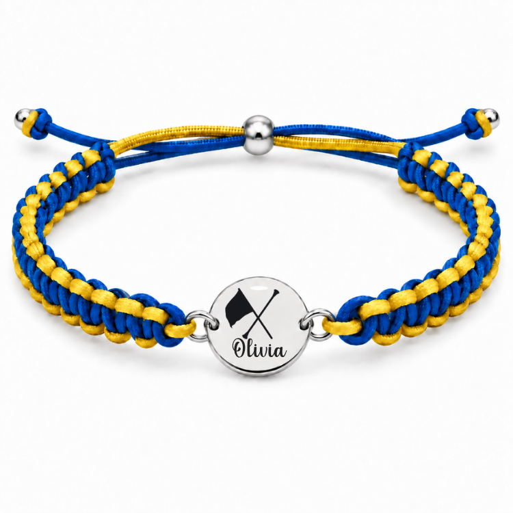 Personalized Multi Color Color Guard Bracelet