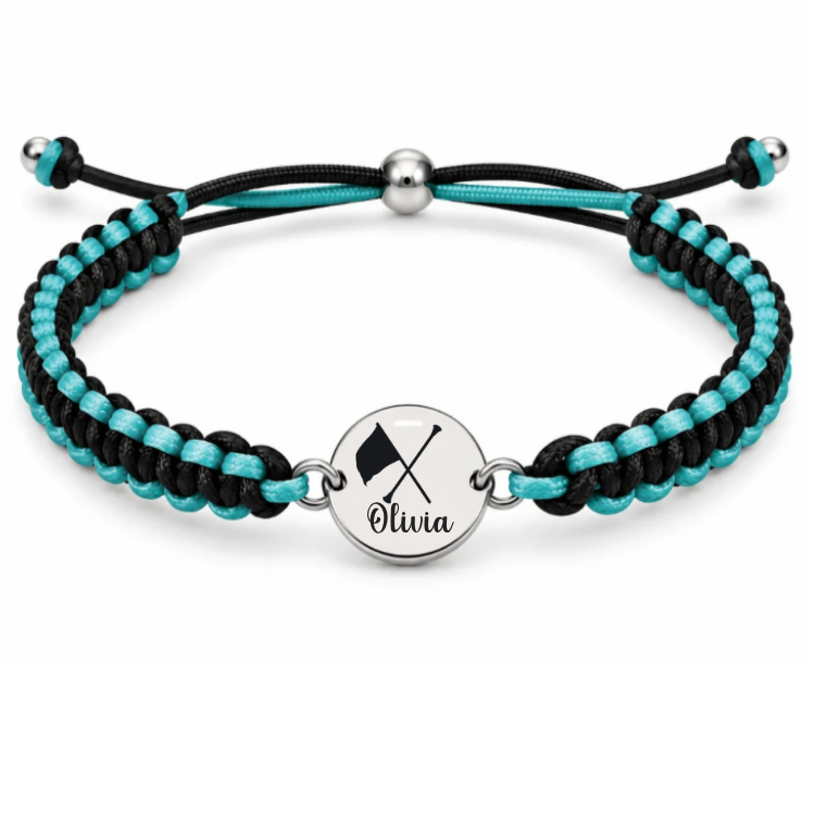 Personalized Multi Color Color Guard Bracelet