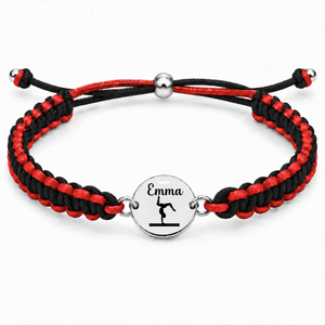 Personalized Multi Color Gymnastics Bracelet