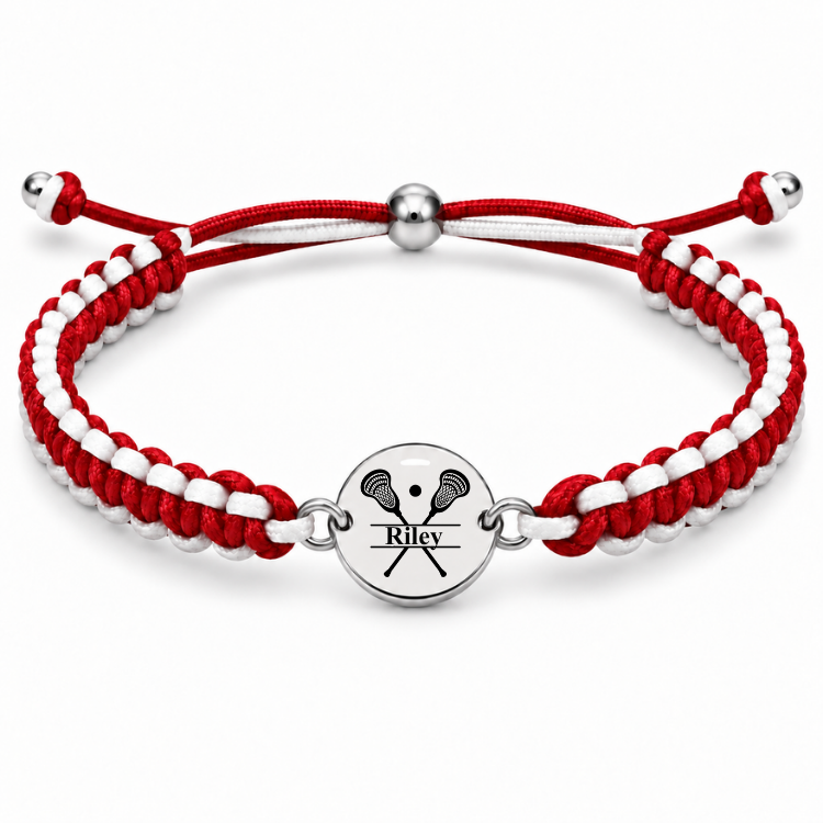 Personalized Multi Color Lacrosse Bracelet