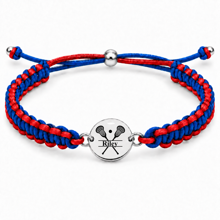 Personalized Multi Color Lacrosse Bracelet