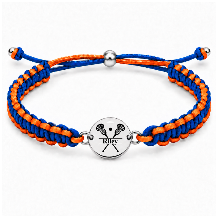Personalized Multi Color Lacrosse Bracelet