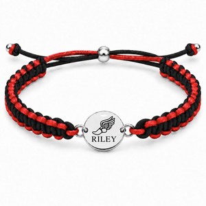 Personalized Multi Color Track & Field Runner Bracelet