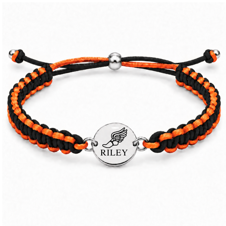 Personalized Multi Color Track & Field Runner Bracelet
