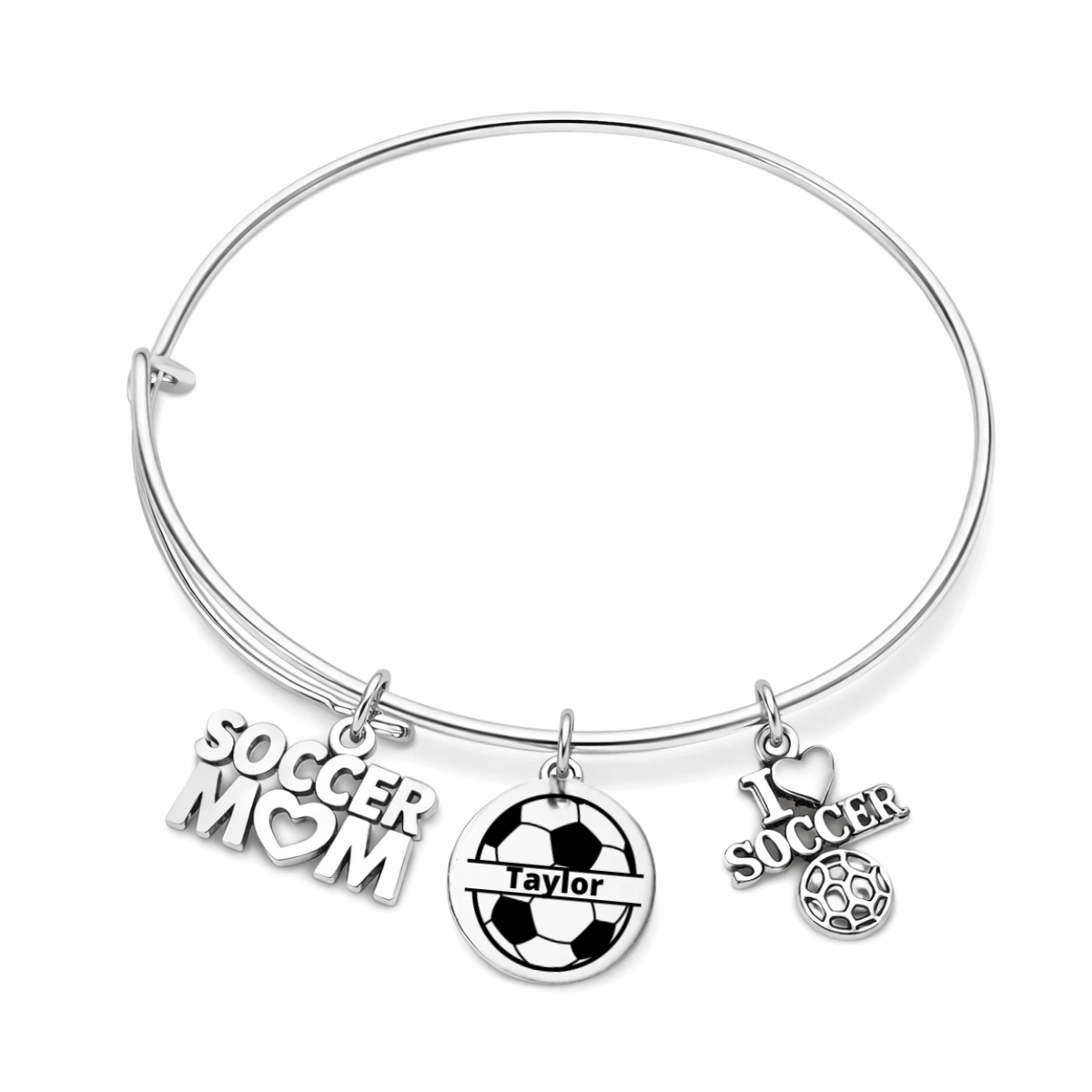 Personalized Soccer Mom Bracelet