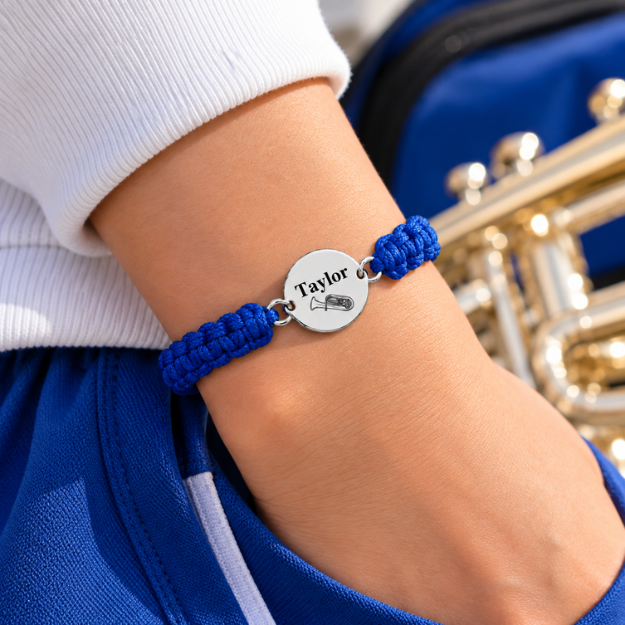 Personalized Tuba Rope Bracelet - Pick Color