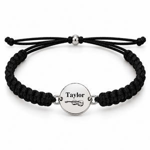 Personalized Violin Rope Bracelet - Pick Color