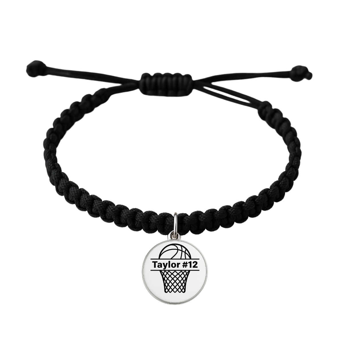 Personalized Basketball Rope Bracelet