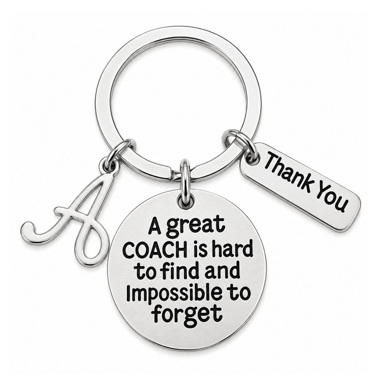 Personalized Coach Keychain - Great Coach is Hard to Find Coach Keychain
