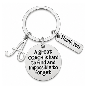 Personalized Coach Keychain - Great Coach is Hard to Find Coach Keychain