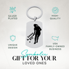 Custom engraved field hockey player silhouette keychain with text highlighting perfect gift idea