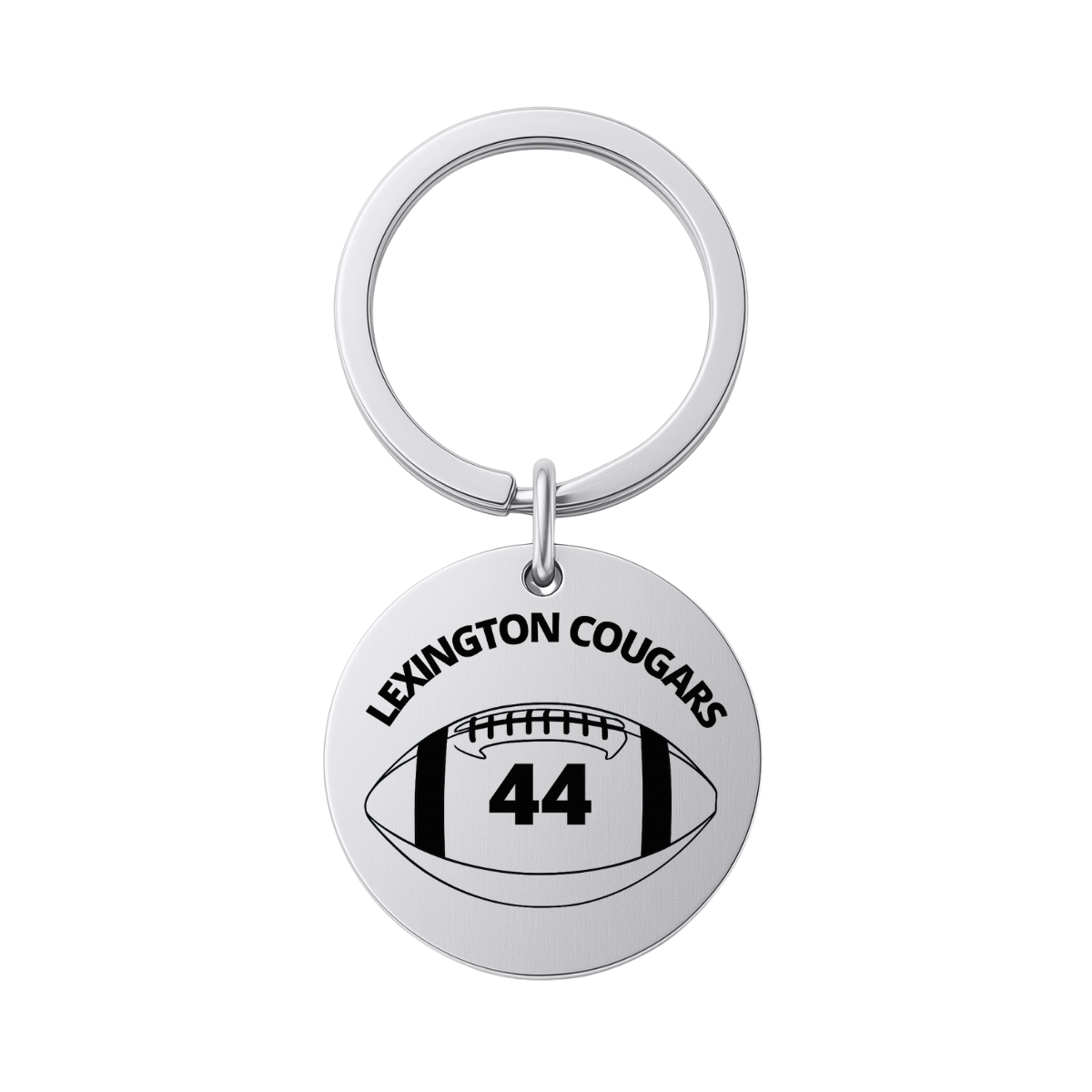 Personalized Engraved Football Keychain - Pick Style