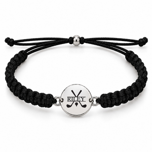 Personalized Engraved Golf Rope Bracelet