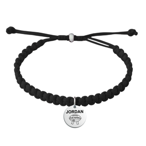 Personalized Flag Football Rope Bracelet- Pick Color
