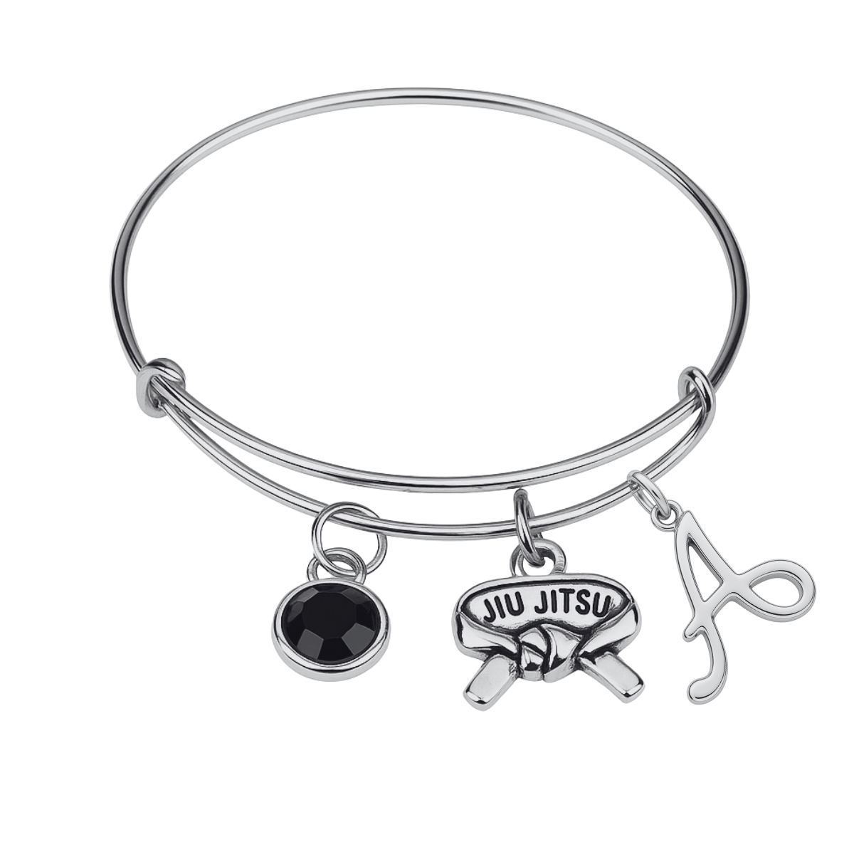 Personalized Jiu Jitsu Black Belt Bracelet