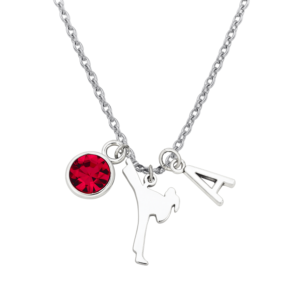 Personalized Martial Arts Stainless Steel Necklace