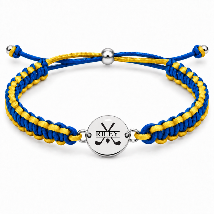 Personalized Multi Color Golf Bracelet
